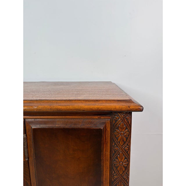 Vintage Tomlinson Jacobean Revival Oak Server / Sideboard For Sale - Image 9 of 15