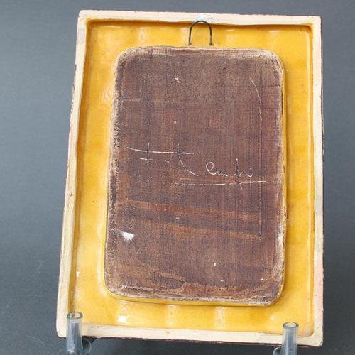 Vintage French Ceramic Mirror by François Lembo, 1970s For Sale - Image 16 of 18