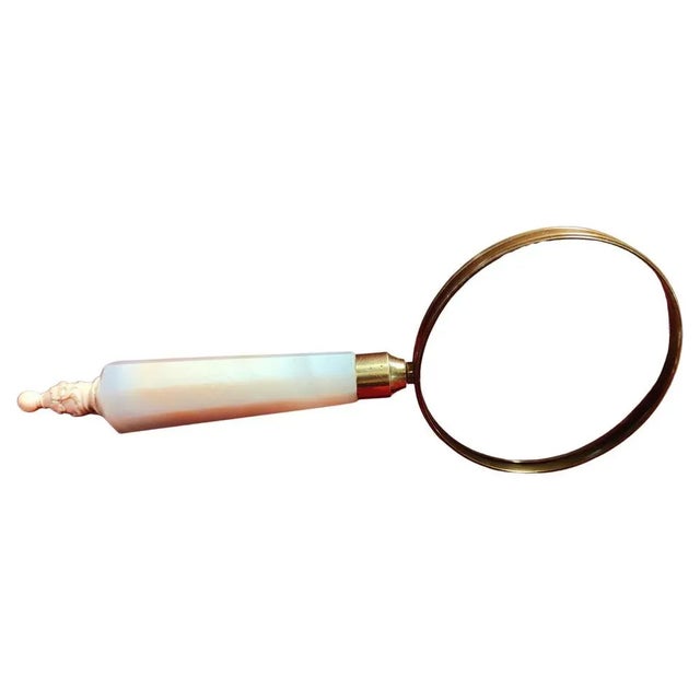 Agate Magnifying Glass, 1950 For Sale - Image 13 of 13