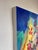 Abstract Flowers Floating in Chromatic Clouds by Robin Hextrum | Oil on Panel Bouquet of colorful flowers For Sale - Image 3 of 4