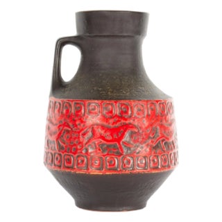 West German Prehistoric Design Jug Vase by Carstens Tönnieshof For Sale