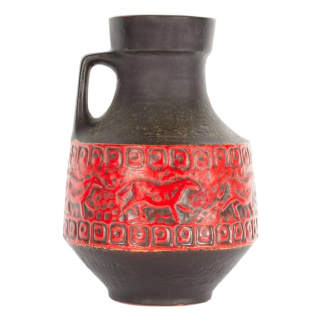 West German Prehistoric Design Jug Vase by Carstens Tönnieshof For Sale