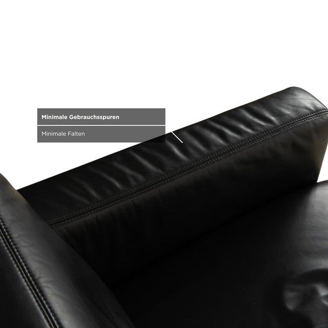 Black Leather Armchair from Koinor For Sale - Image 9 of 15