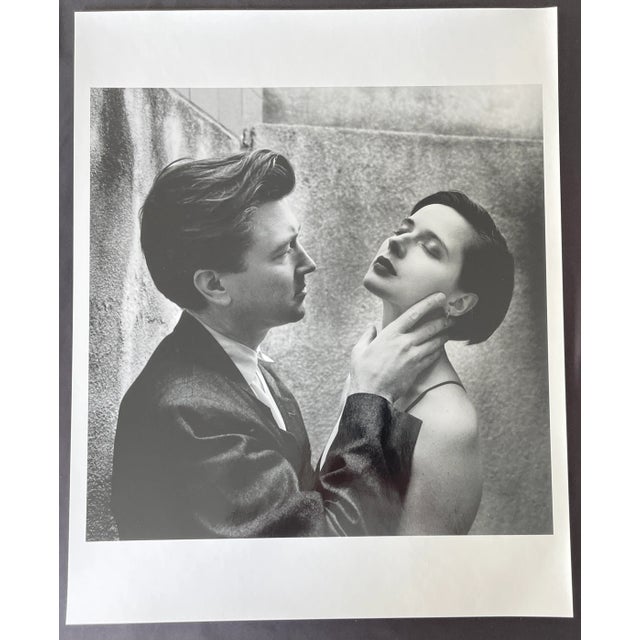 Contemporary "David Lynch and Isabella Rossellini" Silver Gelatin Print by Helmut Newton For Sale - Image 3 of 6