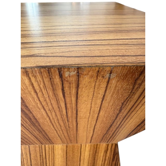 Sienna Christian Liaigre Attributed Nagato Side Table by Gus For Sale - Image 8 of 12