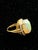 Bochic “Orient” Natural Diamond & Fire Opal Ring Set In 18K Gold For Sale - Image 9 of 12