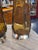 Modern Murano Amber Glass Lamps - a Pair For Sale - Image 3 of 7