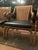 Mid-Century Modern Set of 6 Mid Century Cane Back Armchairs For Sale - Image 3 of 10