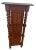 Antique Bookcase French Jacobean Revival Oak 4-Tier Etagere Barley Twist, Cane For Sale In Palm Springs - Image 6 of 13
