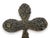 Wonderful Mexican Milagros wall cross, a prominent form of Mexican folk art handmade by nailing dozens of small metal...