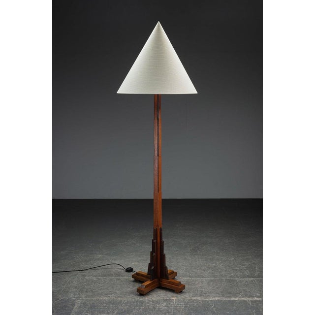 Amsterdam School Standing Lamp, 1930s For Sale - Image 6 of 12