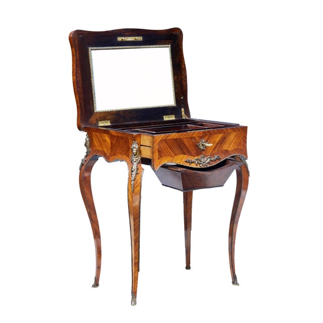 Antique French Sewing Worktable, 1870 For Sale - Image 3 of 9