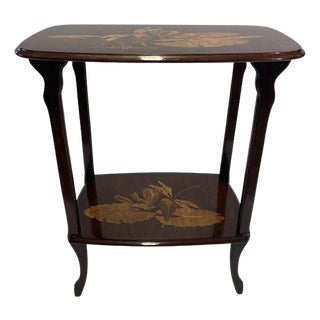 Art Nouveau Side Table by Emille Gallé, 1920s For Sale