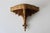 Italian Style Giltwood Hanging Wall Bracket Shelf Sconce Mid-Century Vintage For Sale In Miami - Image 6 of 17