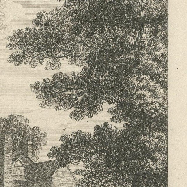 Beige After Paul Sandby, Ruins of Stanton Court, Oxfordshire, 1778, Engraving For Sale - Image 8 of 12