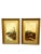 Add timeless charm to your walls with this pair of vintage landscape oil on board paintings, beautifully presented in...