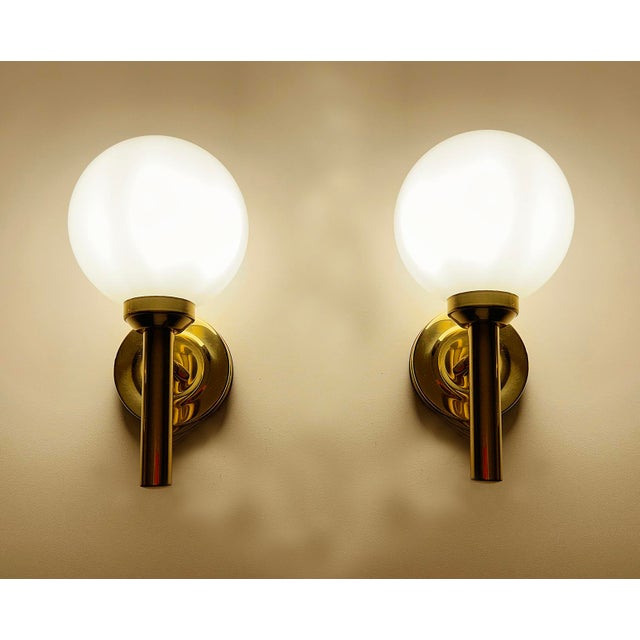 Vintage Danish Glass Sconces from Abo Randers, 1960s, Set of 2 For Sale - Image 9 of 18