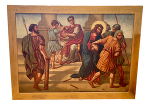 The Judgement of Jesus, 19th Century, Oil Painting