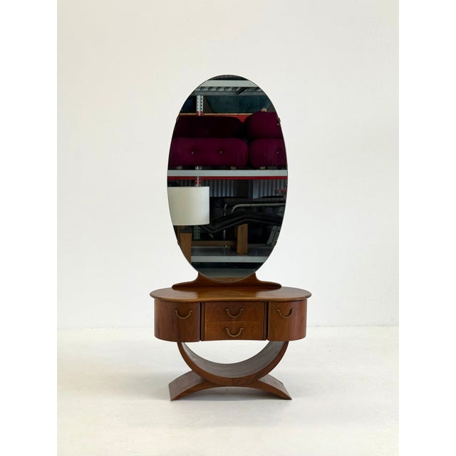 Art Deco Dressing Table by AA Patijn for Zijlstra Joure, 1930s For Sale - Image 3 of 14