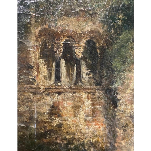 Late 19th Century Anonimo, View of Mudejar Architecture in Granada, 1880, Oil on Canvas For Sale - Image 5 of 14