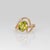 2020s 2.6Ct Sphene Ring With Earth-Mined Diamond Accents: Solid 14k Gold, Size 6.75 For Sale - Image 5 of 10