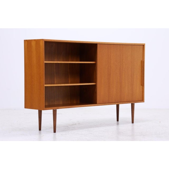 Mid-Century Highboard in Teak with Sliding Doors from WK Möbel For Sale - Image 12 of 14