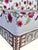 1980s Vintage Mother of Pearl Inlay Bench With Hand Embroidered Suzani-Style Linen Upholstery For Sale - Image 5 of 10