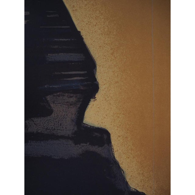 Claude Hastaire, Egypte, le Sphinx jaune, Lithograph For Sale - Image 4 of 9