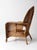Farmhouse Vintage Wicker Armchair For Sale - Image 3 of 18