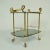 Italian Bar Cart in Brass and Smoked Glass, 1960s For Sale - Image 4 of 12
