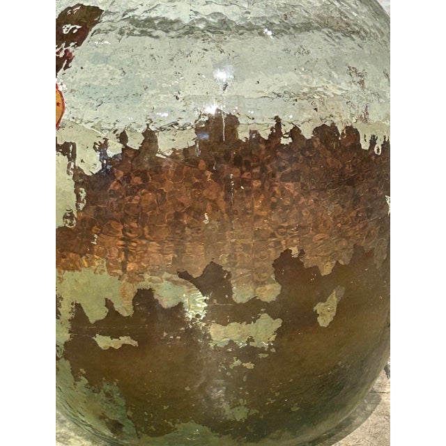 Hand Painted Antique Demi John Bottle From Normandy, France, ‘Pinot Noir’, Original Crate For Sale - Image 13 of 13