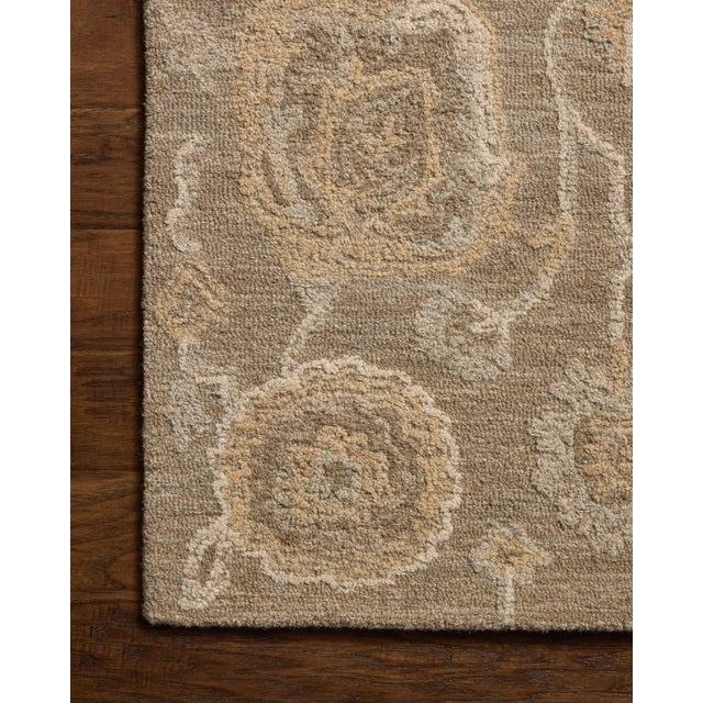 2020s Chris Loves Julia x Loloi Dorothea Oak / Natural 3'-6" x 5'-6" Accent Rug For Sale - Image 5 of 6