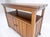 Mid-Century Modern Flip Top Mid Century Modern Serving Cart Two Doors Compartment on Wheels MINT For Sale - Image 3 of 17