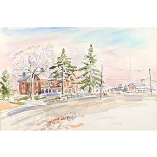 Charles Blaze Vukovich Watercolor - Von Ryers Home For Sale