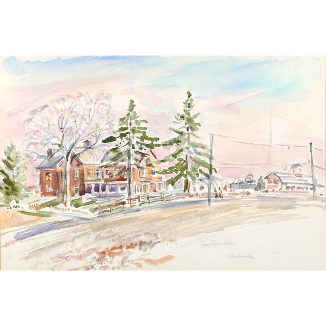 Charles Blaze Vukovich Watercolor - Von Ryers Home For Sale