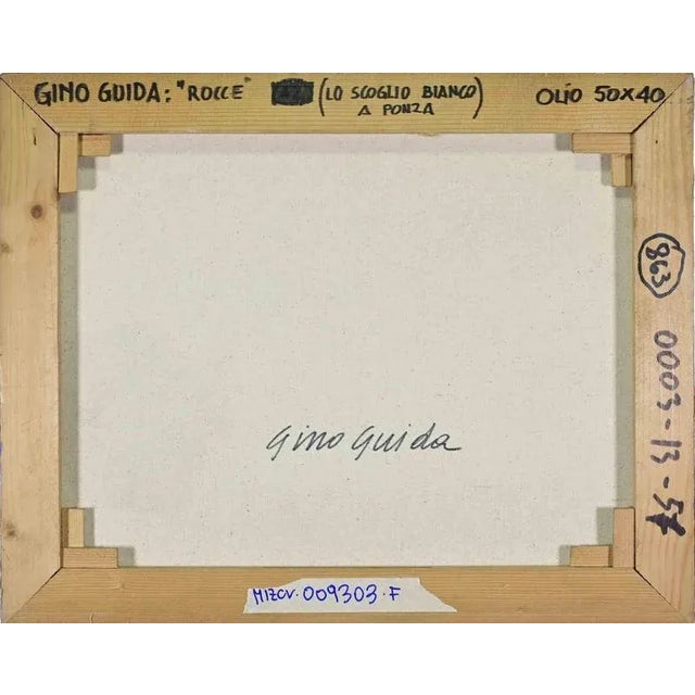 Oil on canvas realized by Gino Guida in 1980s. Hand signed lower right. Very good condition. This piece is attributed to...