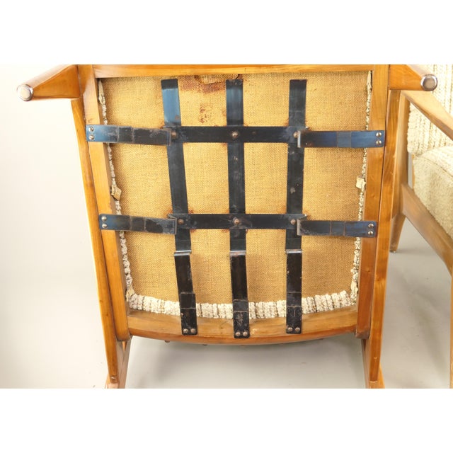 Mid-Century Scandinavian Style Oak Lounge Chairs, Germany, 1960s For Sale - Image 15 of 18
