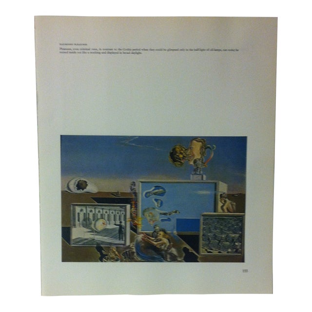 1962 "Illuminated Pleasures" Mounted Print of a Famous Painting by
