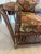 Stunning Vintage Coastal Palecek President’s Stick Rattan Lounge Chair For Sale - Image 11 of 12