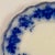 Ceramic Flow Blue W. H. Grindley & Co England "Clarence" Made in England Plate For Sale - Image 7 of 15