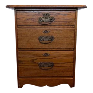 Antique Oak Three Drawer Chest