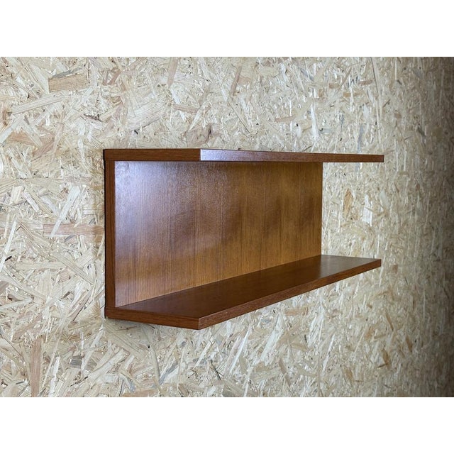 1960s/70s Teak Shelf, Teak Wall Shelf, Danish Design, Denmark Object: Wall Shelf Manufacturer: Unknown Condition: Good -...