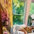 1990s 1990s Oil on Canvas American School Impressionist Signed Framed Depicting Old Interior For Sale - Image 5 of 9