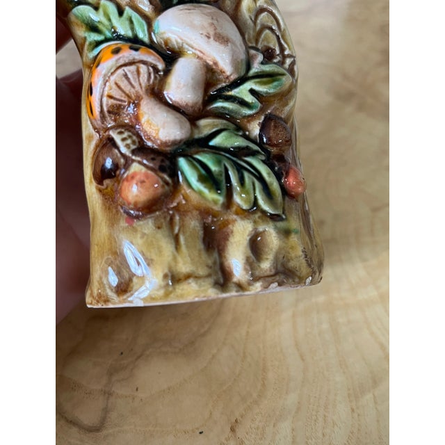 Light Green Mid Century Mushroom Salt & Pepper Shakers For Sale - Image 8 of 9