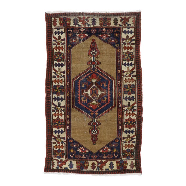 Antique Persian Malayer Rug - 03'07 X 05'11 For Sale