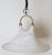 Mid-Century Modern White and Gilt Pendant Lamp with Pull Mechanism, 1970s For Sale - Image 11 of 18