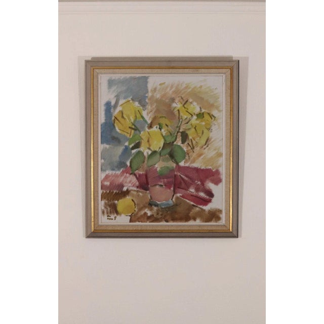 Ture Petterson, Bloom, 1960s, Oil on Canvas, Framed For Sale - Image 10 of 16