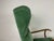Wood Set of Lounge Chair with Ottoman in Wood and Green Velvet by Paolo Buffa, 1950s For Sale - Image 7 of 9