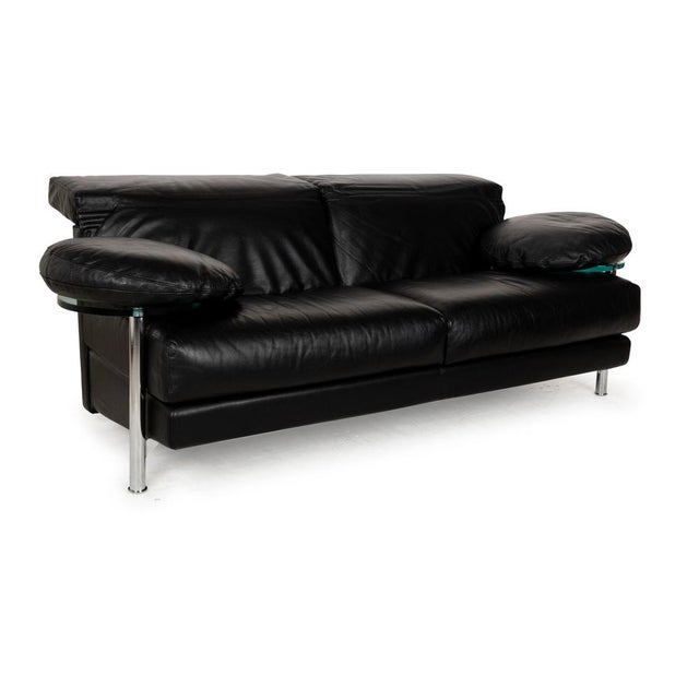 Modern Arca Leather Two-Seater Sofa from B&B Italia For Sale - Image 3 of 13