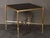 Hollywood Regency Bronze End Tables With Square Tops of Black Glass From the Savoy Hotel in London For Sale - Image 3 of 12